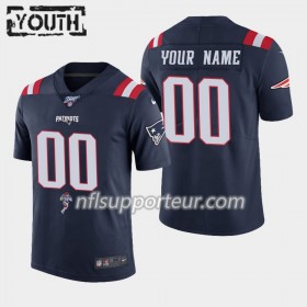 Maillot Enfant New England Patriots Personnalisé Nike Navy 100th
